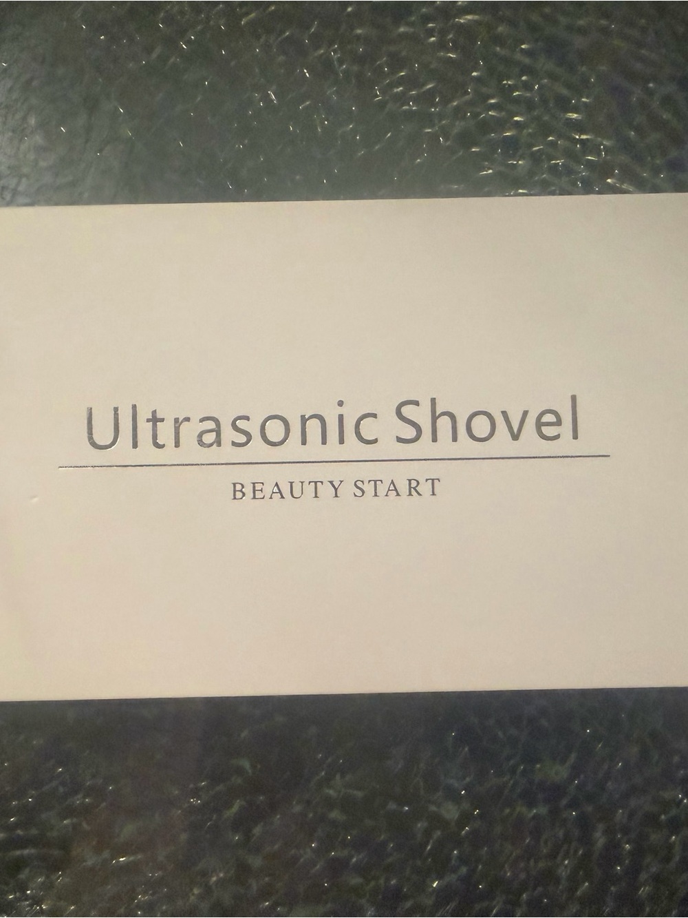 Ultrasonic Shovel Beauty Start - White
